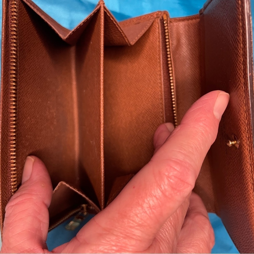 Louis Vuitton Brown Monogram Tressor 80 Wallet EUC - Picture 7 of 14
